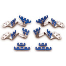 Moroso Chevrolet Small Block Ignition Wire Loom Kit - Centerbolt - 7-9mm - Blue-1