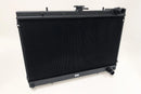 R32 Skyline GT-R/GTS Full Billet Aluminum High-Performance Radiator - Black-2