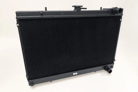 R32 Skyline GT-R/GTS Full Billet Aluminum High-Performance Radiator - Black - 0