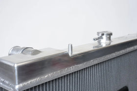 R32 Skyline GT-R/GTS Full Billet Aluminum High-Performance Radiator - Raw Billet - 0