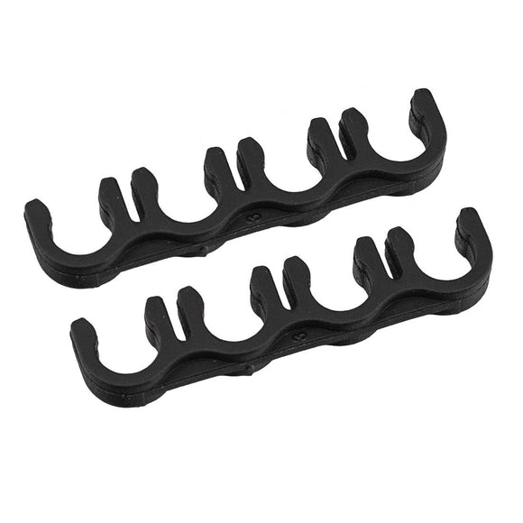 WIRE SEPARATOR, 4 HOLE, BLACK, NO LOGO