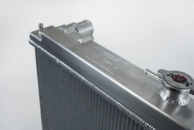 R33 Skyline GT-R/GTS Full Billet Aluminum High-Performance Radiator - Raw Billet - 0
