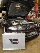 R33 Skyline GT-R/GTS Full Billet Aluminum High-Performance Radiator - Raw Billet-8