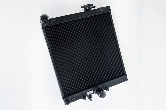 Evo 7/8/9 High-Performance All-Aluminum Half Radiator - Black