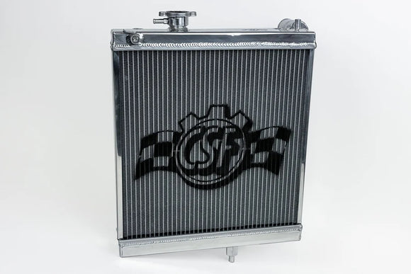 Evo 7/8/9 High-Performance All-Aluminum Half Radiator - Silver