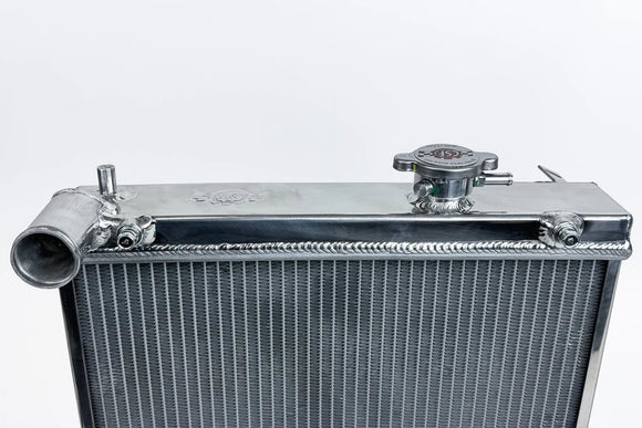 Evo 7/8/9 High-Performance All-Aluminum Half Radiator - Silver