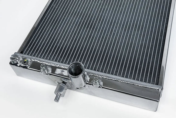 Evo 7/8/9 High-Performance All-Aluminum Half Radiator - Silver
