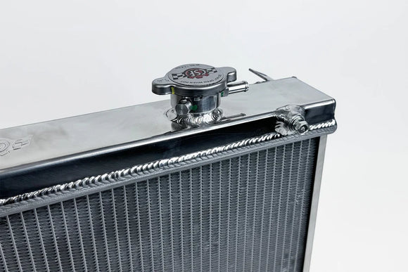 Evo 7/8/9 High-Performance All-Aluminum Half Radiator - Silver