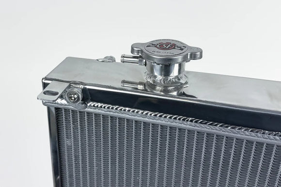 Evo 7/8/9 High-Performance All-Aluminum Half Radiator - Silver