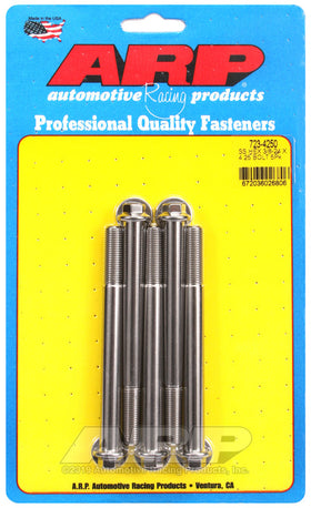 3/8-24 X 4.250 SS 3/8 HEX 5PK