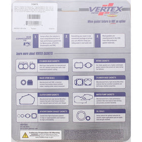 Vertex Gaskets 12-17 Ski-Doo Freeride 800R ETEC Exhaust Gasket Kit