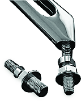 Kuryakyn Mirror Adapter Metric Chrome