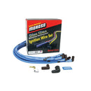 Moroso Chevrolet Small Block Ignition Wire Set - Blue Max - Spiral Core - Sleeved - HEI - 90 Degree-1