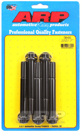 1/2-20 X 4.000 BLK 12PT 5PK