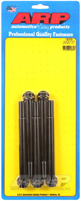 1/2-20 X 5.750 BLK 12PT 5PK