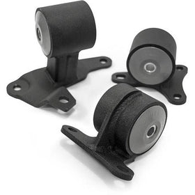 Innovative 90-93 Accord H/F Series Black Steel Mounts 75A Bushings (Auto to Manual)
