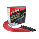 Moroso Universal Ignition Wire Set - Blue Max - Spiral Core - Unsleeved - 90 Degree - Red-1