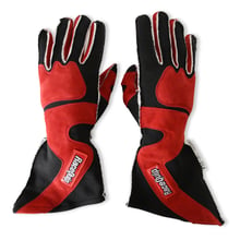 RACEQUIP SFI-5 RED/BLK MED OUTSEAM ANGLE CUT