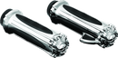 Kuryakyn Zombie Grips With Throttle Boss Throttle-By-Wire Chrome-1