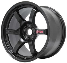 Gram Lights 57DR 17x9.0 +12 5-114.3 Semi Gloss Black Wheel
