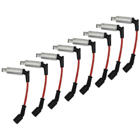 Moroso GM LS Ignition Wire Set - Ultra 40 - Unsleeved - Coil-On - Alum Shielded - 9.75in Wire - Red