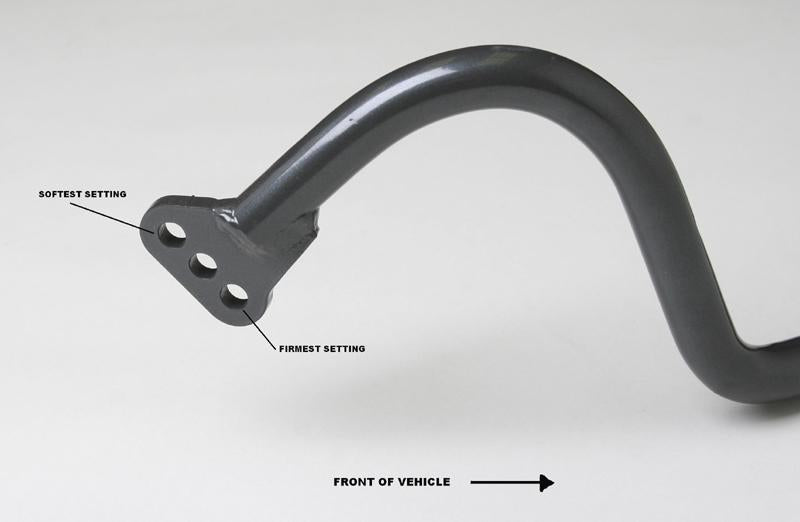 Progress Tech 09-14 Dodge Challenger/04-11 Chyrsler 300C Rear Sway Bar (22mm - Adjustable) - 0