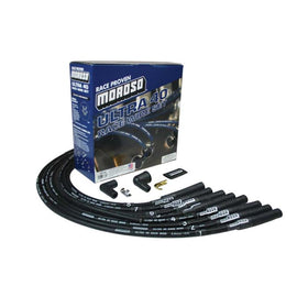 Moroso Chevrolet Big Block Ignition Wire Set - Ultra 40 - Unsleeved - Non-HEI - Over Valve - Black