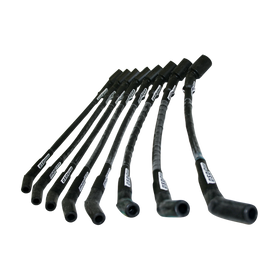 Moroso GM LT Ignition Wire Set - Ultra 40 - Sleeved - High Mount Coils - 13in Wire - Black