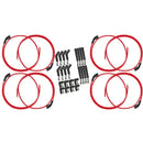 WIRE SET, ULTRA 350, 8MM, LS UNIV SET 90, 135, STR PLUG BOOTS, RED-1