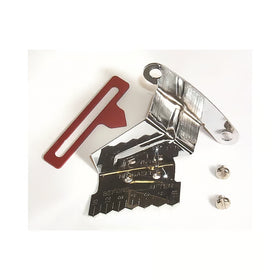 Mr. Gasket Timing Tab With Adjustable Pointer - Chrome Chevrolet Small Block with 8 Inch Balancer