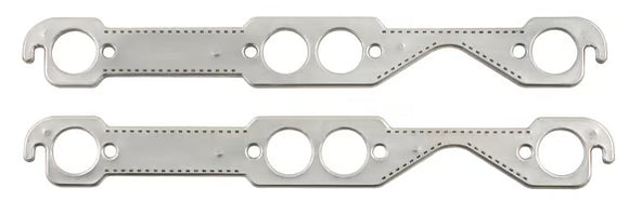 Mr. Gasket Header Gaskets - Aluminum-Layered 1955-1991 Chevrolet 262-400 Gen I Small Block. Round Ports, 1.50 Inch