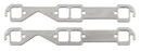 Mr. Gasket Header Gaskets - Aluminum-Layered 1955-1991 Chevrolet 262-400 Gen I Small Block. Square Ports, 1.45 Inch x 1.55 Inch-1