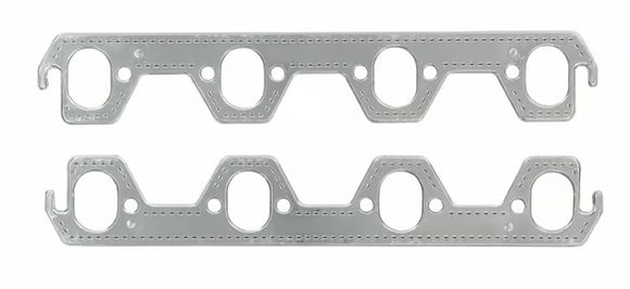 Mr. Gasket Header Gaskets - Aluminum-Layered 1987-1995 Ford 302/5.0L & 351W/5.8L, Oval Ports
