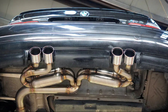Supersprint BMW E46 M3 Stainless Quad Sonic Rear Exhaust - 4x80mm