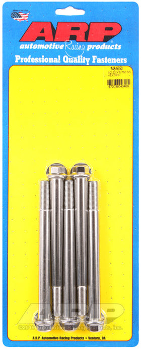 1/2-20 X 5.750 SS HEX 5PK