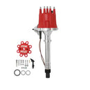 MSD Distributor. Chevy V8. Billet with Vacuum Advance-1