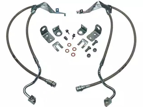 Superlift 05-07 Ford F-250/F-350 w/ 4-8in Lift Kit (Pair) Bullet Proof Brake Hoses