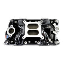 Edelbrock Chevy Small Block Performer RPM AIR-Gap Intake Manifold Black Plasma Finish-1