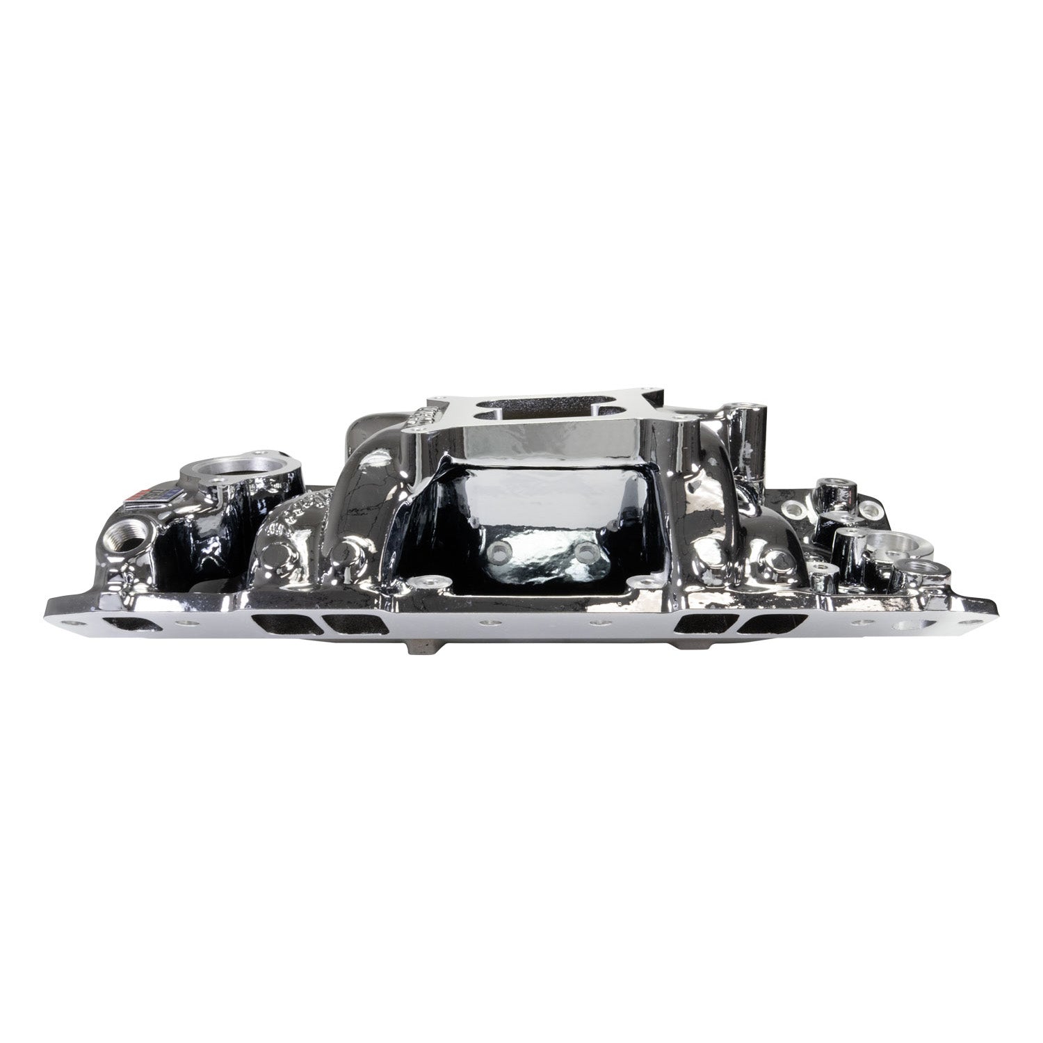 Edelbrock Intake Manifold - Small Block Chevy - RPM Air Gap - Chrome Plasma Coated