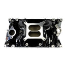 Edelbrock RPM Air-Gap Manifold for Small-Block Chevy Vortec, Black Plasma Finish-1