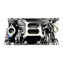 Edelbrock RPM Air-Gap Manifold for Small-Block Chevy Vortec, Chrome Plasma-1