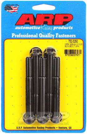 3/8-24 X 3.250 BLK 3/8 HEX 5PK