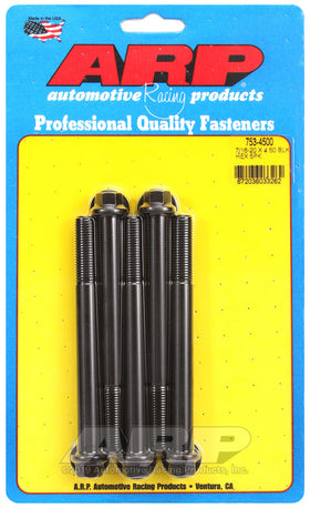 7/16-20 X 4.500 BLK HEX 5PK