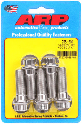 ARP 1/2-20 x 1.500 12pt SS Bolts (5/pkg)