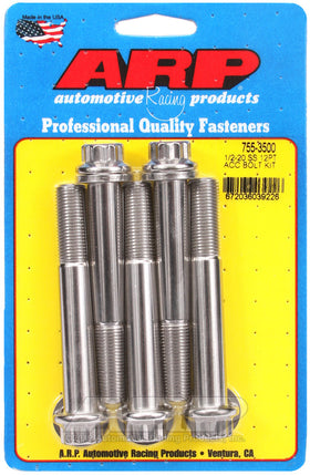1/2-20 X 3.500 SS 12PT 5PK