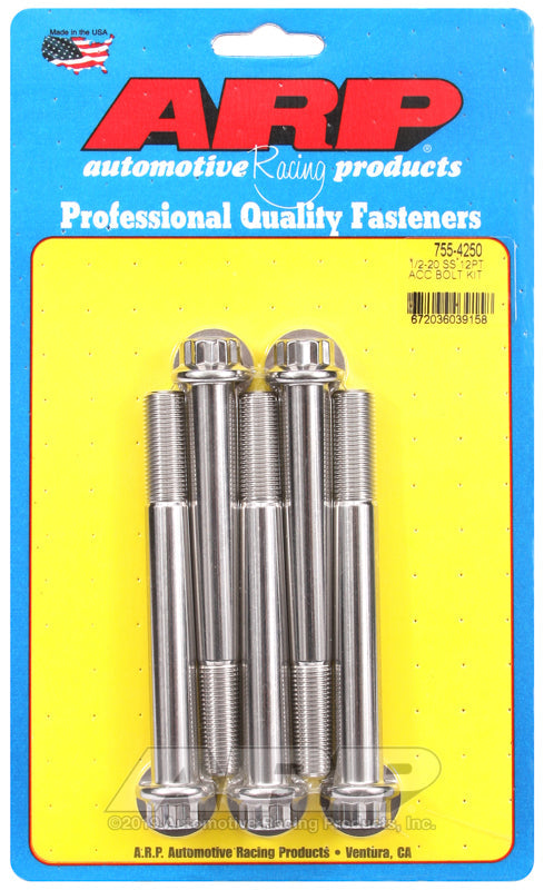 1/2-20 X 4.250 SS 12PT 5PK