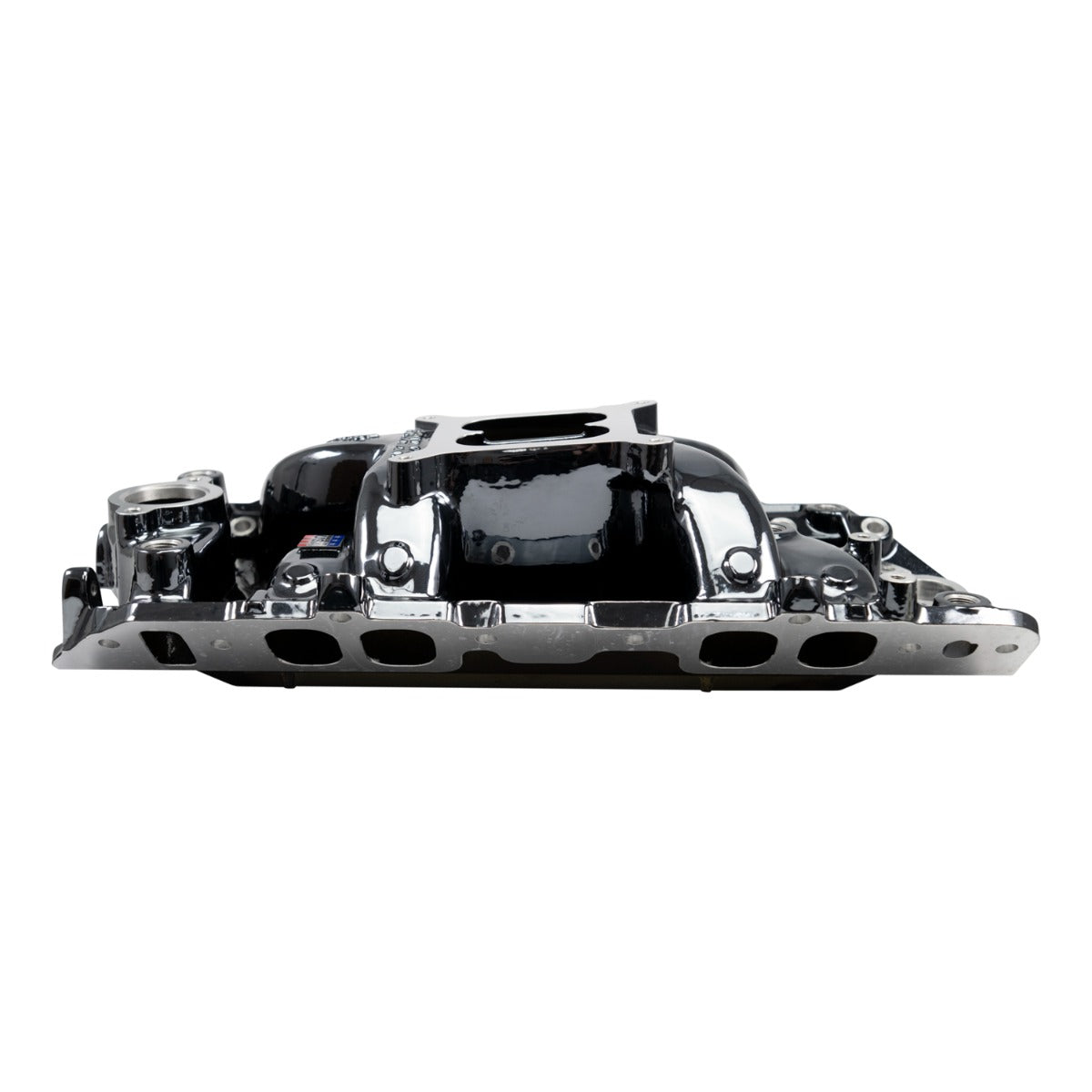 EDELBROCK RPM Air-Gap Intake Manifold for Big-Block Chevy Oval Port, Black Plasma Finish - 0