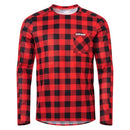 USWE Flannel Long Sleeve Lightweight Off-Road Jersey Flame Red - Large-2