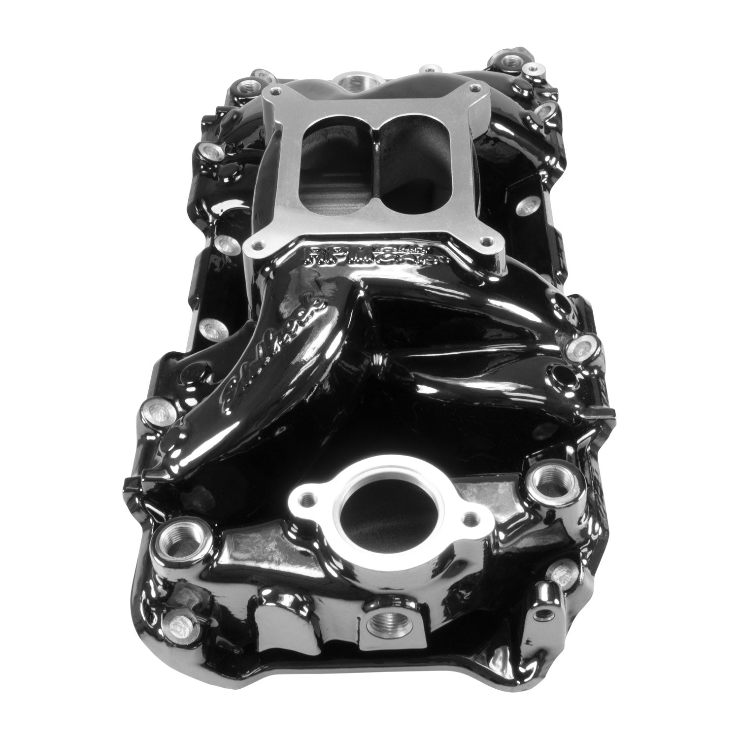 Edelbrock RPM Air-Gap Big Block Chevy 2-R Intake Manifold, Black Plasma Finish