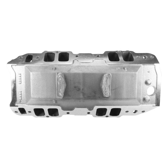 EDELBROCK RPM Air-Gap Big Block Chevy 2-R Intake Manifold, Chrome Plasma Finish